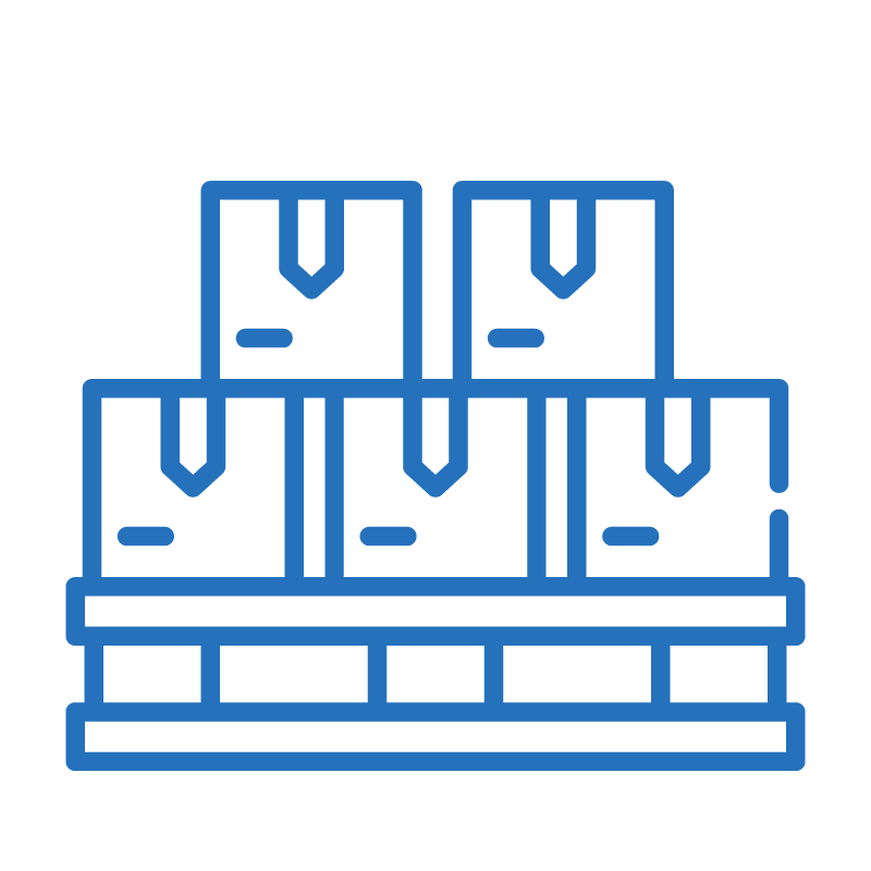 If you need to ship fragile goods we can place them on pallets to reduce possibility of damage during transport.